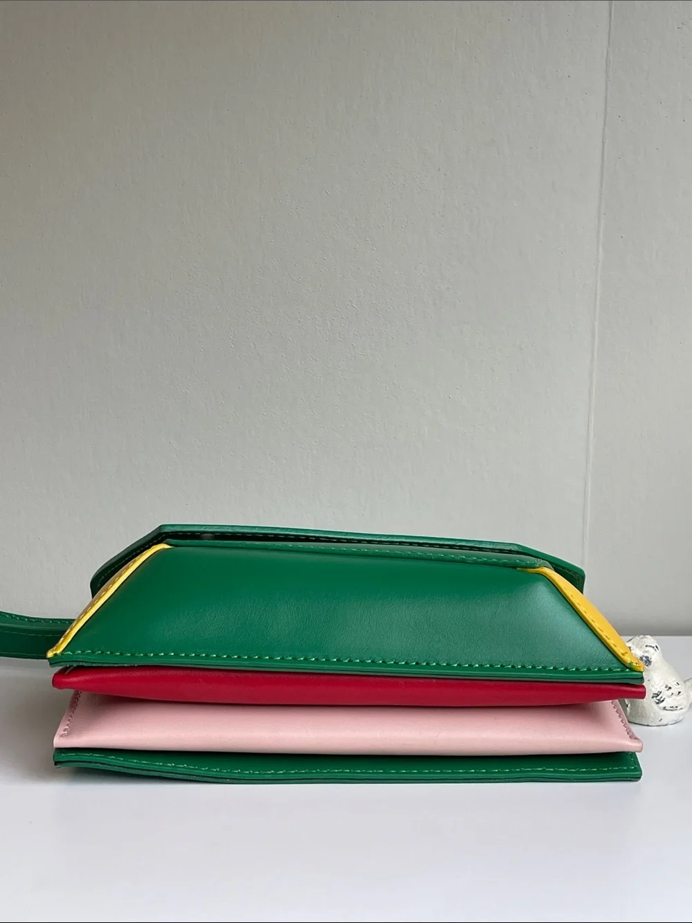 ISADORA Italian Genuine Leather 3D Clutch Crossbody